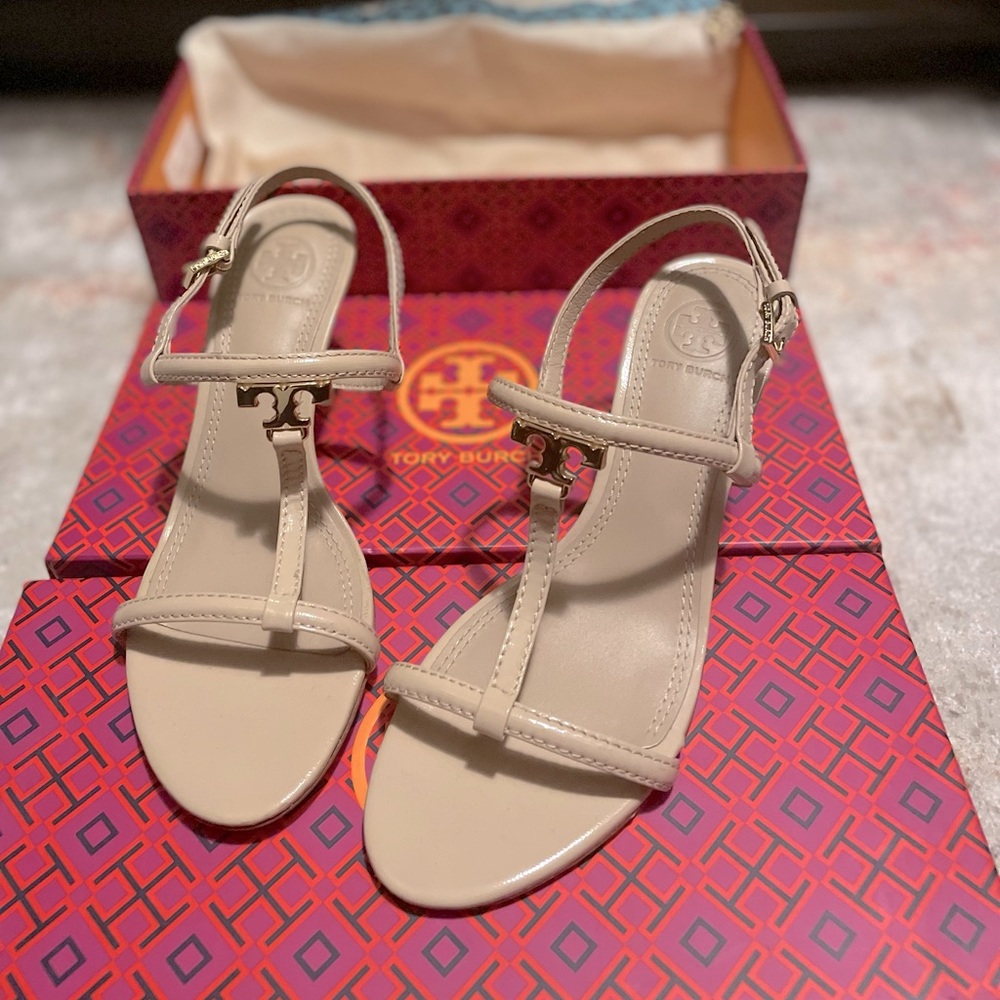 TORY BURCH - T-Strap Thong Sandal Heels